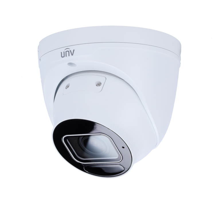 Cámara IP domo, 5Mpx, IR 40mts, lente 2,7-13.5mm motorizada, UltraH265, PoE802,3af, IP67
