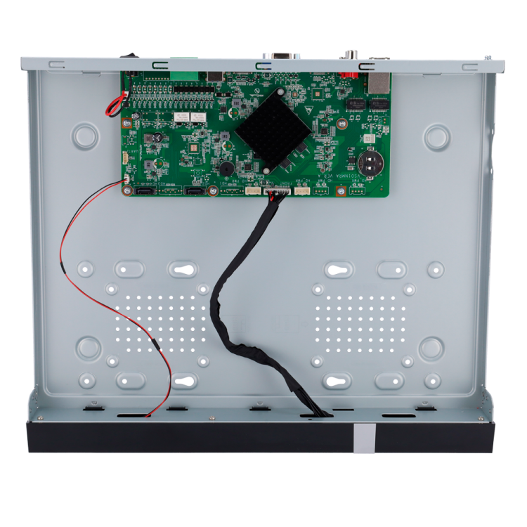 NVR 16ch IP hasta 12Mpx, 320Mbps, H.265+, 2 HDD