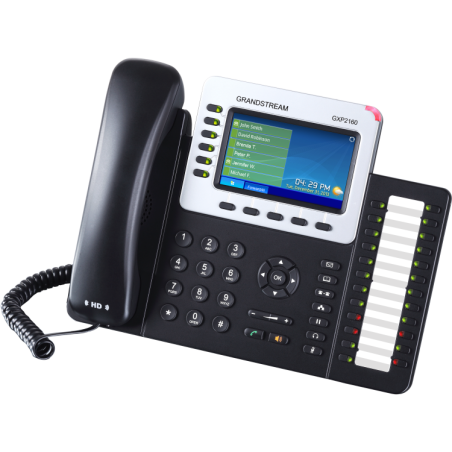 Teléfono IP de sobremesa o mural, Gigabite, GXP2160