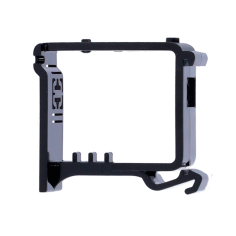 Soporte para carriles DIN. Compatible con AJ-RELAY y Compatible con AJ-WALLSWITCH. Color negro