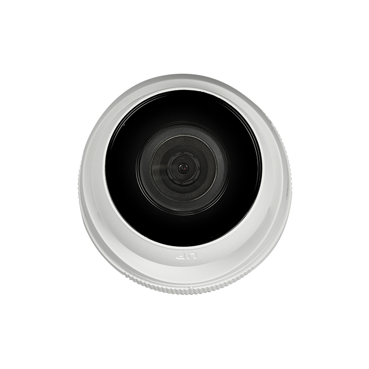 Cámara IP turret HiWatch HWI-T240H - 4 MP, lente fija 2.8 mm, IR 30 m, PoE, IP67 IK10