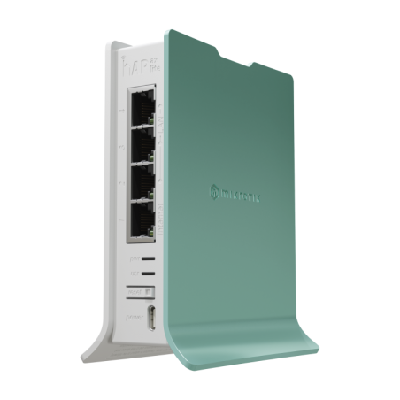 Routerboard WIFI 6 2.4Ghz, 22dBm, 800Mhz, 256Mb RAM, x4 puertos Gb, 4.3dBi, Level 4 RouterOS (v7)