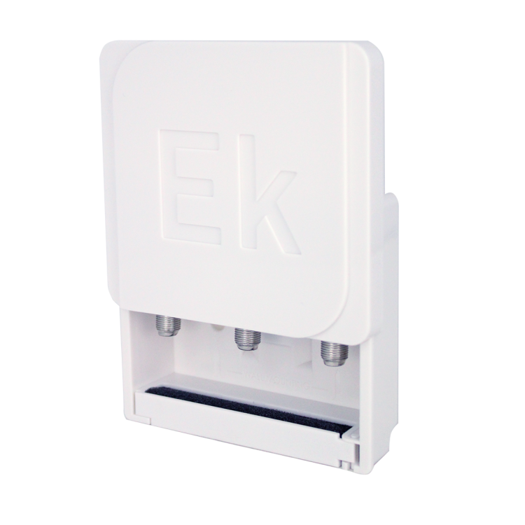 Amplificador de mástil 5G. 2 Entradas x UHF (C21/48), 32dB, 1 Salida 114dBuV. Alimentación 24Vdc.