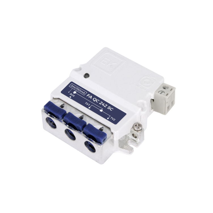 Fuente de alimentación conmutada con terminal (sin cable de red) 24Vdc. Corriente máxima. 150mA. 2 Salidas