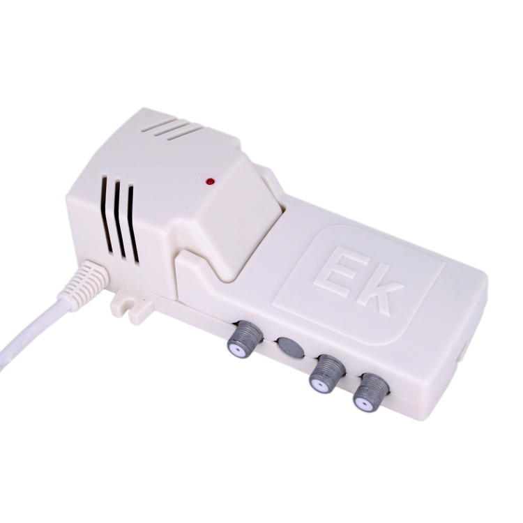 Amplificador de apartamento Ekselans AA 412 L2 - 12 dB, 4 salidas 100 dBµV, 47-694 MHz