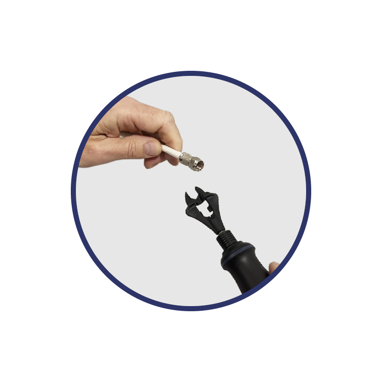 Llave especial para conectores CFR EK. Uso autónomo o,Compatible con EK DRIVER