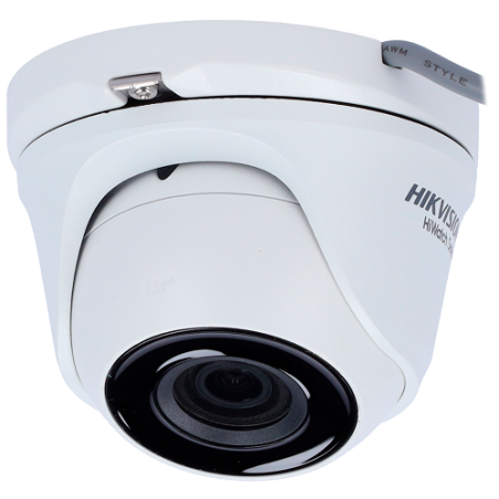 Cámara domo 5MP HiWatch HWT-T150-M - 4 en 1, lente 2.8 mm, IR 20 m