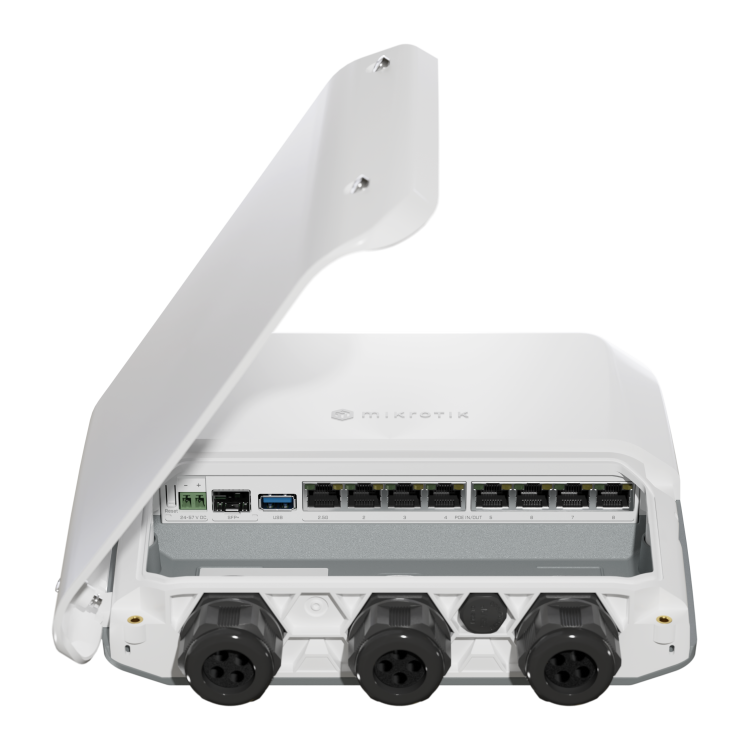 RouterBoard MikroTik RB5009UPr+S+OUT - exterior, PoE, SFP+