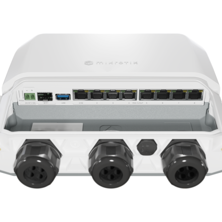 RouterBoard MikroTik RB5009UPr+S+OUT - exterior, PoE, SFP+