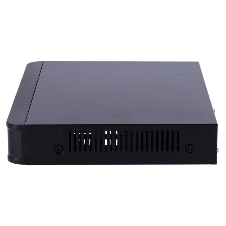 NVR 4ch IP PoE hasta 8Mpx, 80Mbps, H.265+, 1 HDD