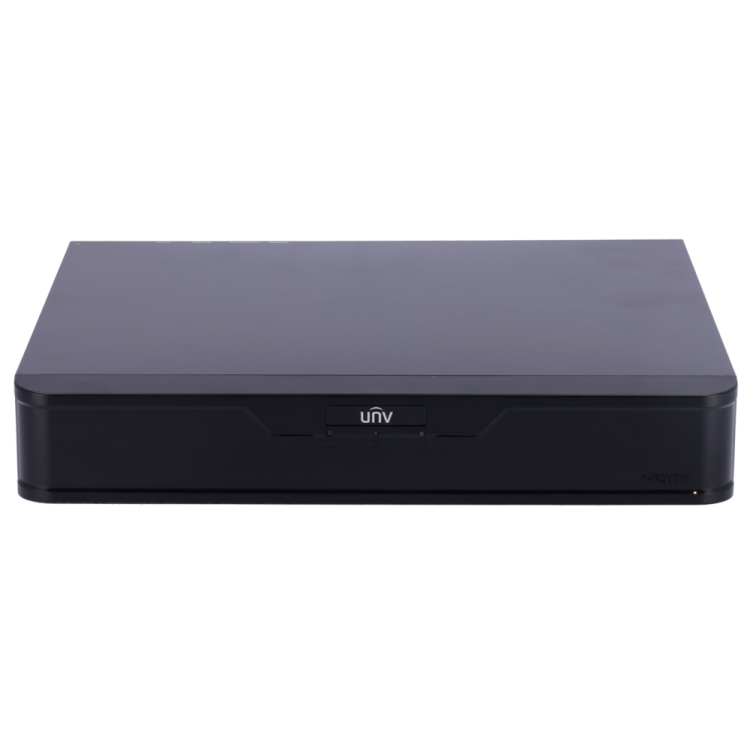 NVR 4ch IP PoE hasta 8Mpx, 80Mbps, H.265+, 1 HDD