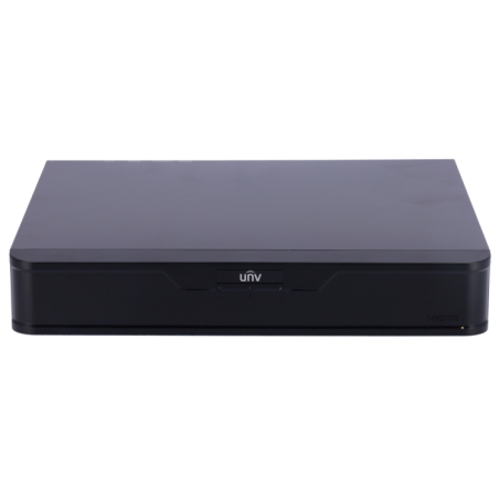 NVR 4ch IP PoE hasta 8Mpx, 80Mbps, H.265+, 1 HDD