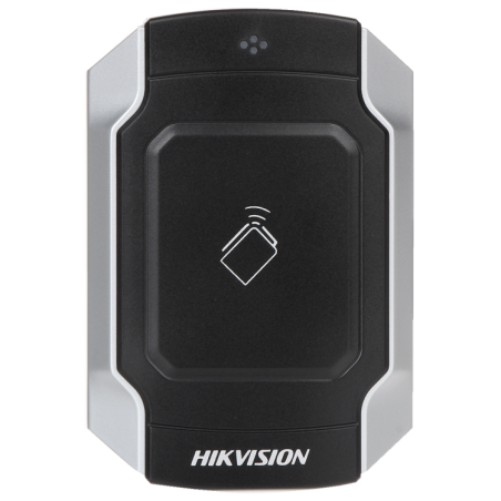 Lector de acceso Mifare IP65. Indicador LED y acústico, Wiegand 26/34 | RS485, Compatible con controladoras Hikvision