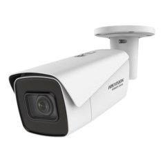 Cámara IP bullet, 8MPx, IR 50mts, 2.8-12mm, H.265+, PoE802.3af.  IP67