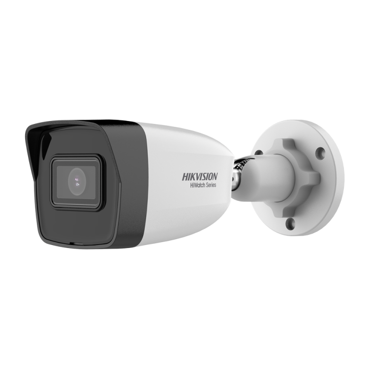 Cámara IP bullet HiWatch HWI-B140HA - 4 MP, lente fija 2.8 mm, IR 30 m, PoE, IP67