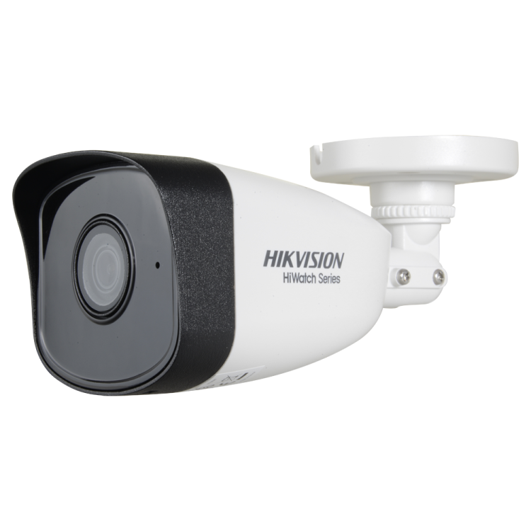Cámara IP bullet Hikvision HWI‑B180H   8 MP 4K UHD, lente fija 2.8 mm o 4 mm, IR Smart 30 m, compresión H.265+, WDR 120 dB, IP6