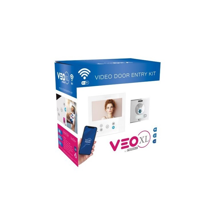 Kit unifamiliar video con placa Cityline de empotrar y monitor Veo-XL Wifi manos libres 7".