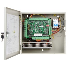 Controladora de accesos para 4 puertas. TCP/IP. 4in Wiegan, 8x RS-485