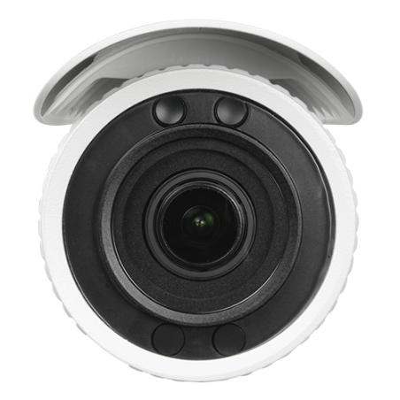 Cámara IP bullet, 4MPx, IR 50mts, 2.8-12mm, H.265+, Motion Detection 2.0,  PoE802.3af.  IP67