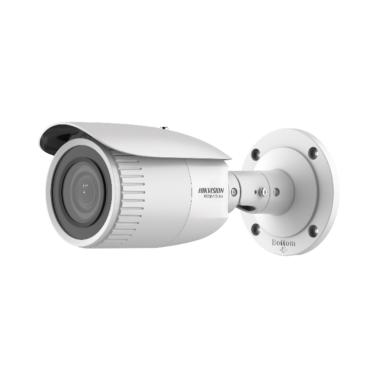 Cámara IP bullet, 4MPx, IR 50mts, 2.8-12mm, H.265+, Motion Detection 2.0,  PoE802.3af.  IP67