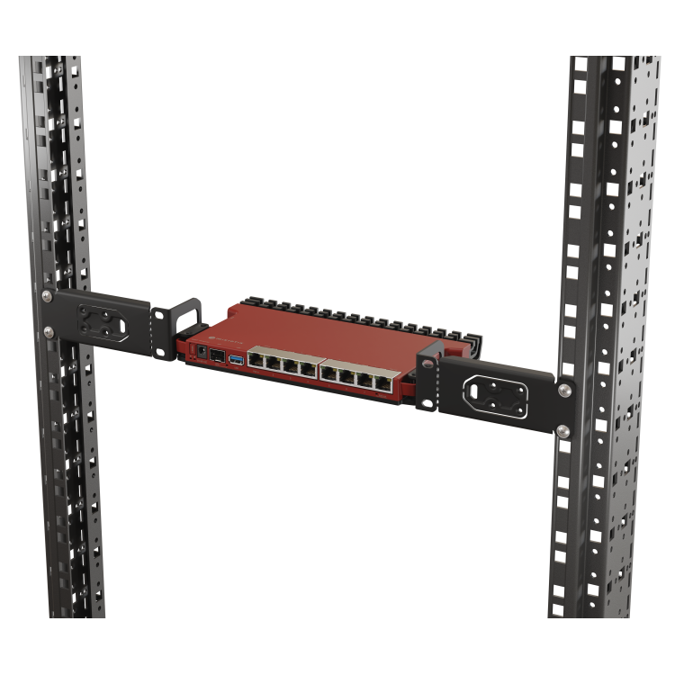Routerboard 2 Core a 800Mhz, 512MB RAM, x8 puertos Gb, x1SFP (comptaible con 2.5Gb). Level 5 para RACK