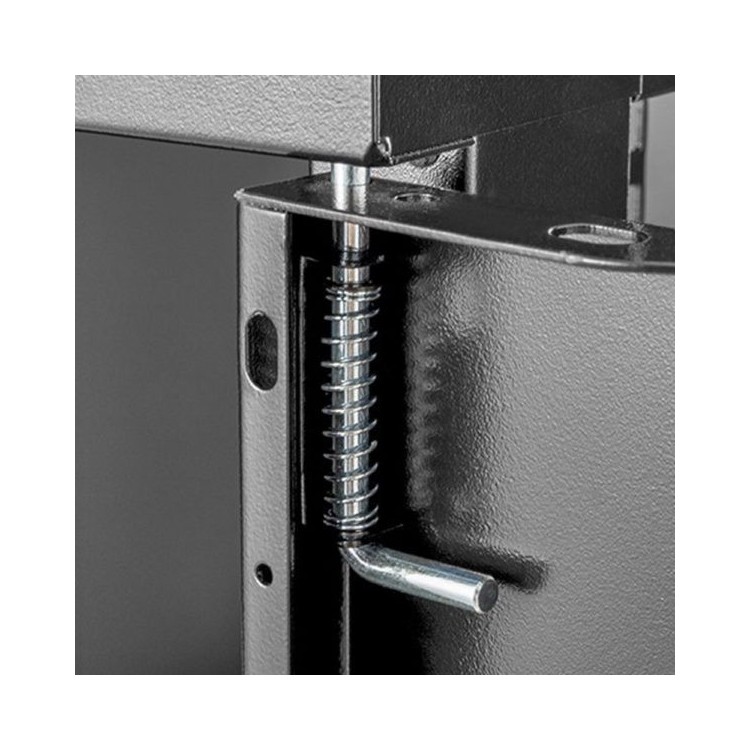 Rack de pared 19", 12U, F600 / AN600 / AL635mm, vacío. DESMONTADO (fácil montaje)