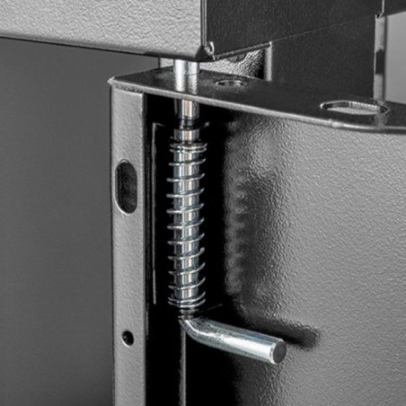 Rack de pared 19", 12U, F600 / AN600 / AL635mm, vacío. DESMONTADO (fácil montaje)