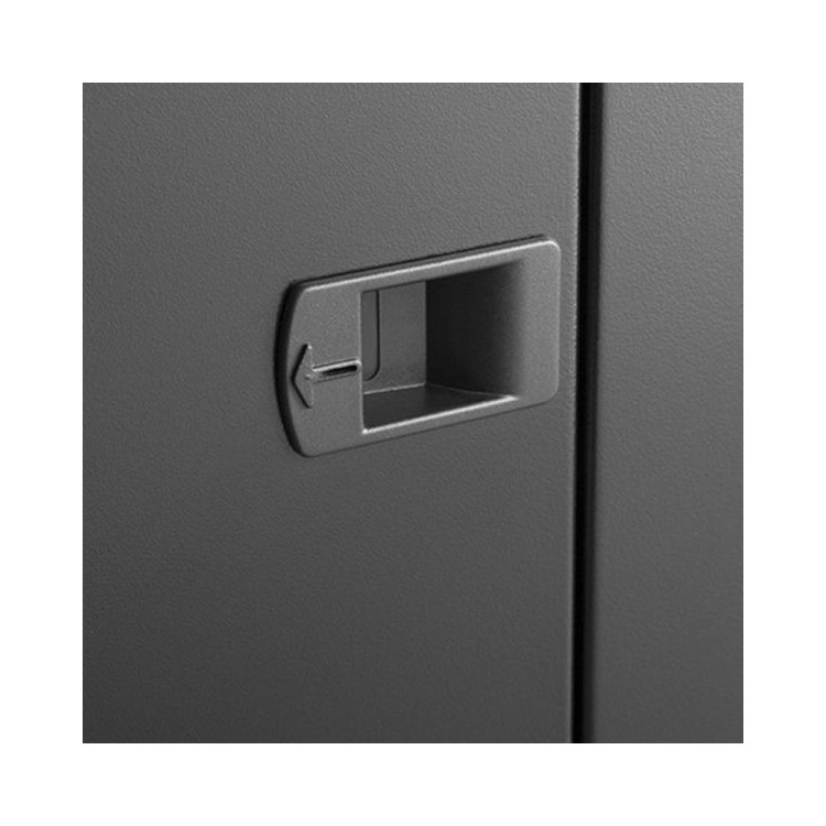 Rack de pared 19", 12U, F600 / AN600 / AL635mm, vacío. DESMONTADO (fácil montaje)