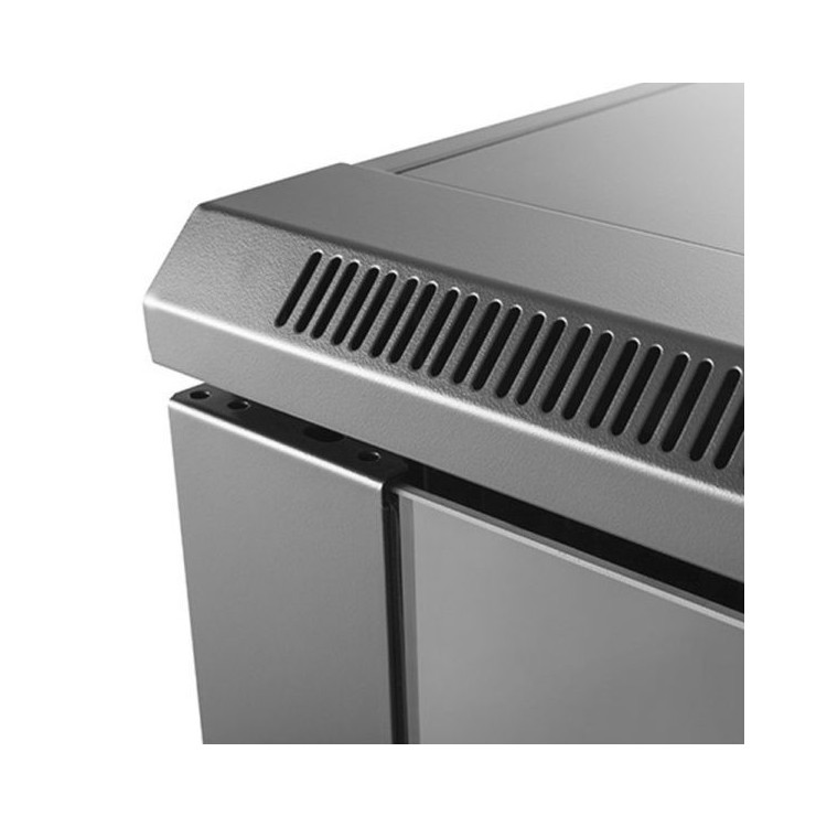 Rack de pared 19", 12U, F600 / AN600 / AL635mm, vacío. DESMONTADO (fácil montaje)