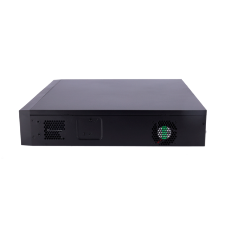 NVR 64ch IP hasta 16Mpx, 320Mbps, H.265+, 8 HDD