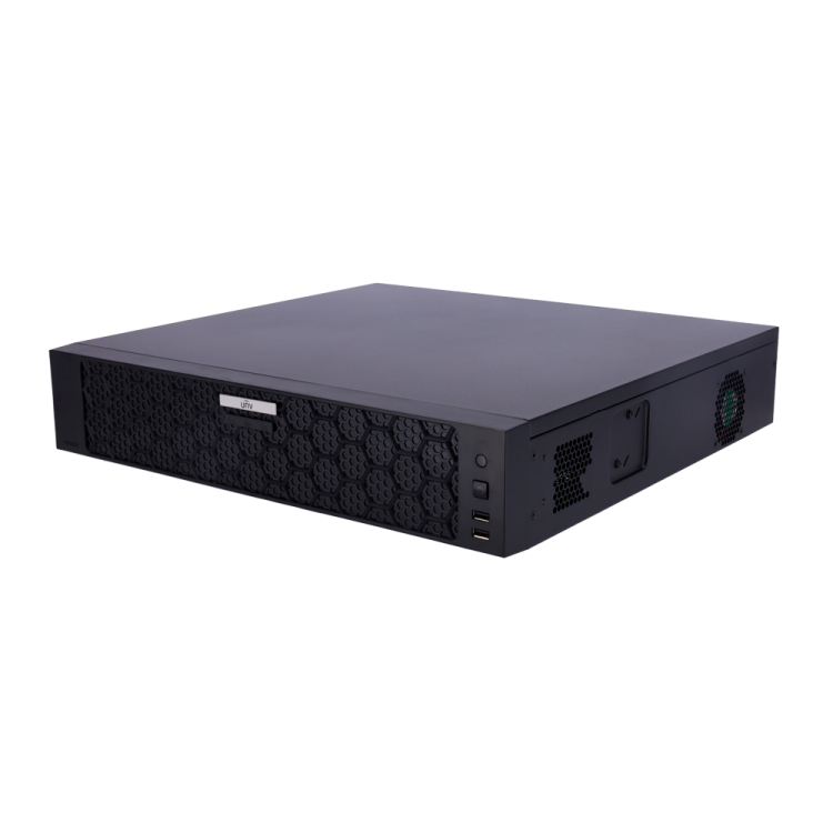 NVR 64ch IP hasta 16Mpx, 320Mbps, H.265+, 8 HDD