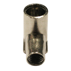 Conector F rápido, macho acodado, clase A para cable de 6,6-6,9mm