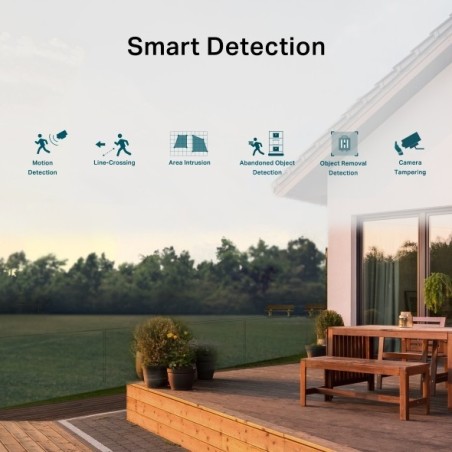 Cámara IP Bullet, 2Mpx, Lente 2.8mm, IR 30mts. IP67. Smart Event