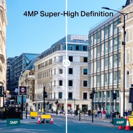 Cámara IP Bullet, 4Mpx, Lente 2.8mm, IR 30mts. IP67. Smart Event