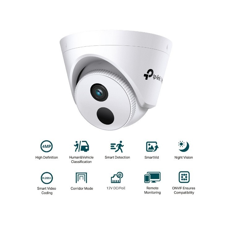 Cámara IP Turret VIGI C440I(2.8mm) - 4MP IR PoE IA