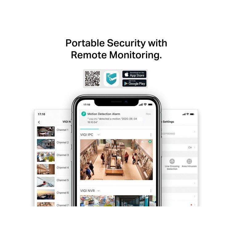 Cámara IP turret, 4Mpx, Lente 2.8mm, IR 30mts Full Color. Interior. Smart Event. Audio