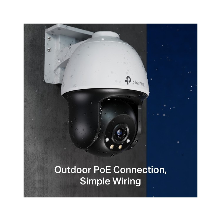 Cámara IP PT 4Mpx, Lente 4mm, IR 30mts Full Color. IP66. Smart Event. Audio