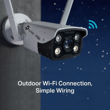 Cámara IP Bullet, 4Mpx, Lente 4mm, IR 30mts. Full Color. IP67. Smart Event