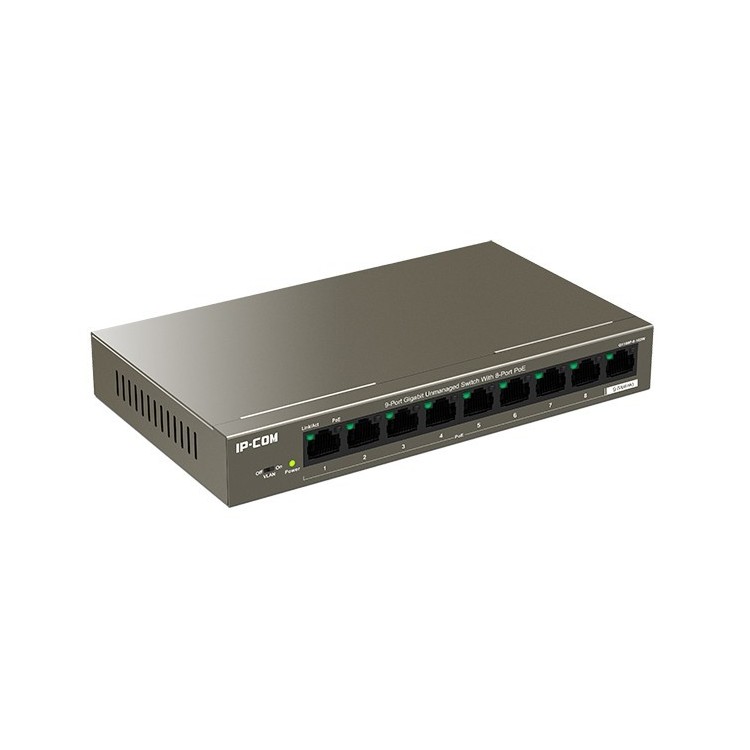 Switch no gestionable de 9 puertos, x8 de ellos POE (102W)