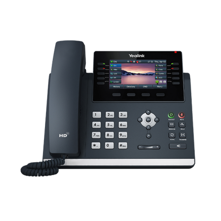 Teléfono IP/SIP16 Cuentas GIGABIT con POE Display LCD 43