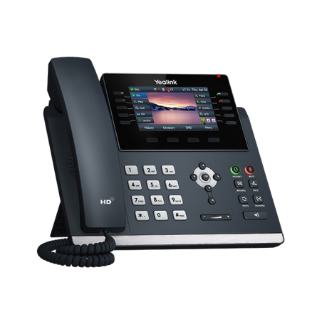 Teléfono IP/SIP16 Cuentas GIGABIT con POE Display LCD 43