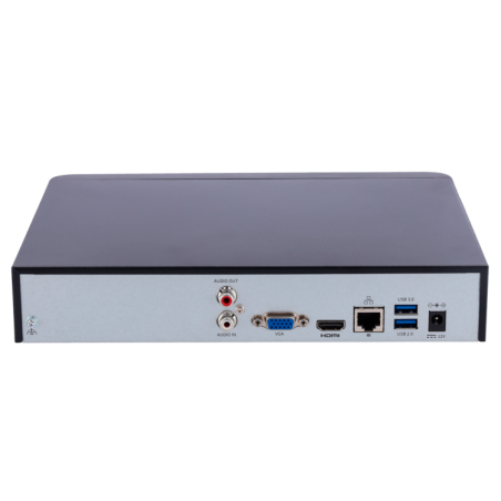 NVR 8ch IP hasta 8Mpx, 80Mbps, H.265+, 1 HDD