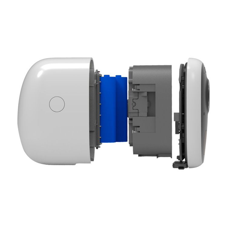 Cámara IP Wifi a batería, 4MPx, IR 7mts, 2.97mm, H.265, IP65