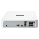 NVR 4ch IP PoE hasta 4Mpx, 40Mbps, H.265+, 1 HDD