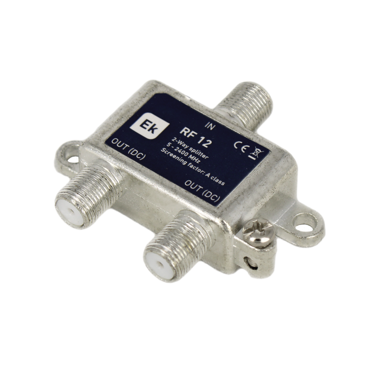 Distribuidor de 2 salidas 5-2400Mhz con Paso de Corriente