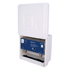 Amplificador de mástil con rechazo de banda Lte. 1 entrada: UHF (470-694 MHz). G: 35dB / Nivel de salida (DIN 45004B): 110dBuV.