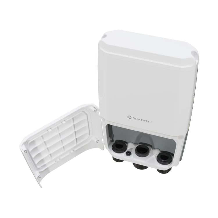 Cloud Router Switch, 1 Core, 650Mhz, 64Mb RAM, x1 10/100, x4 QSFP28, RouterOS / SwitchOS. L5