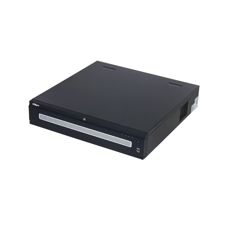NVR 128ch IP hasta 12Mpx, 1024Mbps, H.265, 8 HDD