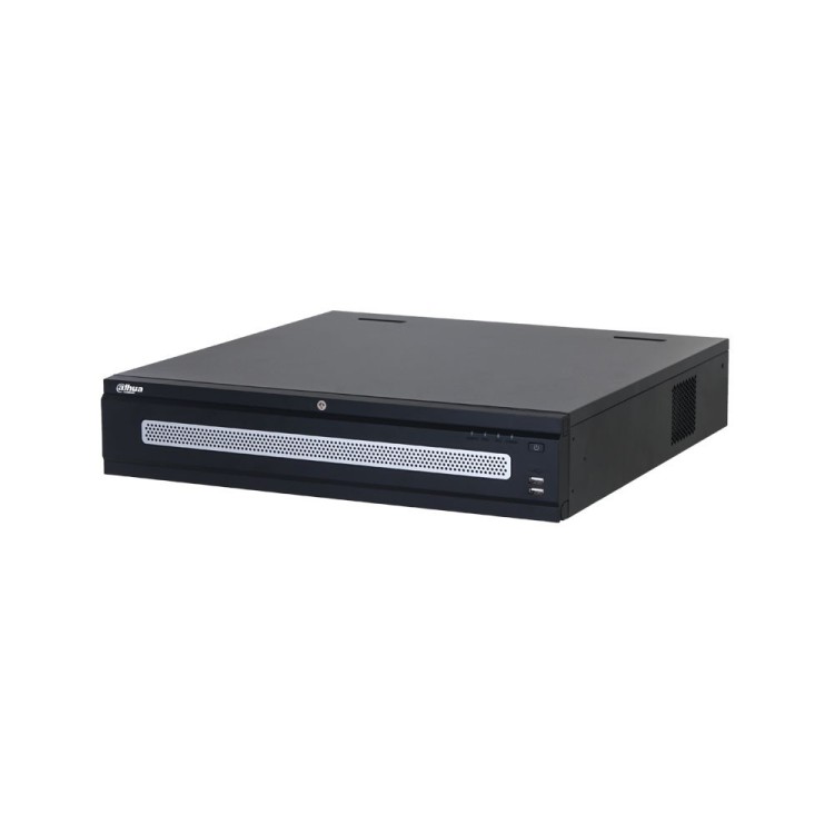 NVR 128ch IP hasta 12Mpx, 1024Mbps, H.265, 8 HDD