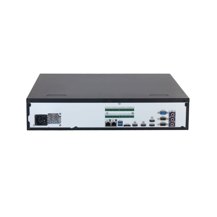 NVR 128ch IP hasta 12Mpx, 1024Mbps, H.265, 8 HDD